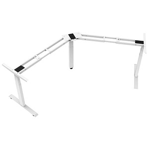 4250504566311 - elektrisch höhenverstellbares Schreibtischgestell weiß ohne Tischplatte T-Fuß-Gestell weiß 1300 - 1600 x 530700 cm 42505045