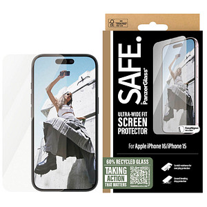 SAFE. by PanzerGlass™ Display-Schutzglas für Apple iPhone 15, iPhone 16