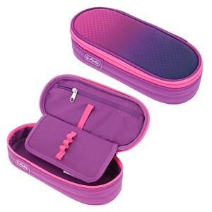 4008110372594 - herlitz Schlampermäppchen befüllt Dip Dye pink purple 215 x 95 cm