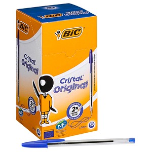 0070330129627 - Kugelschreiber Cristal transparent blau Mine 04mm Schreibfarbe blau 0070330129627 BIC