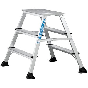 4003866414109 - Klapptritt XLstep P breit silber 2x 3 Stufen H 740 cm