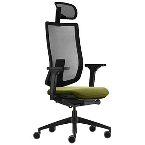 sedus Bürostuhl se:do pro light 2, AP-896/014 Stoff grün, Gestell schwarz