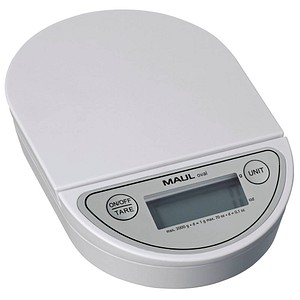 4002390057455 - Oval 1622002 Briefwaage Wägebereich (max) 2 kg Ablesbarkeit 1 g batteriebetrieben Weiß - Maul