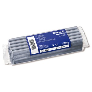 Pelikan Plastilin 680 Knetmasse 1 kg Grau