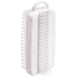 4002403031502 - Haug Handwaschbürste doppelt Länge 11 cm Nylon 66 Ø 035 mm Farbe weiß