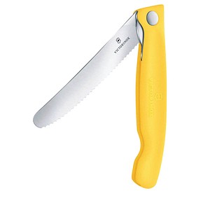7613329191699 - VICTORINOX Gemüsemesser Swiss Classic silber gelb glatt Klinge 110 cm