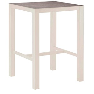 8719979476144 - Stehtisch Rhodos 46955150 1095cm (H) 80x80cm (BxT) quadratisch grau   sand 8719979476144 BEST