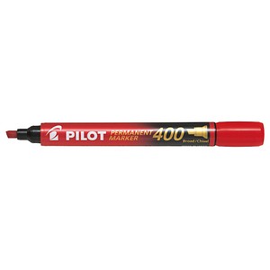 4902505511189 - Permanentmarker 400 SCA-400-R rot 1-4mm Keilspitze 4902505511189 Pilot