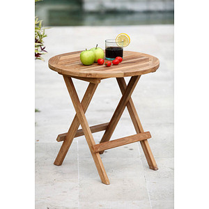 4041908132543 - Gartentisch Mitan braun rund 500 x 500 x 500 cm 4041908132543 Garden Pleasure
