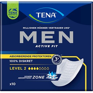 7322541497426 - TENA Slipeinlagen MEN ACTIVE FIT LEVEL 2 für Slip 10 St