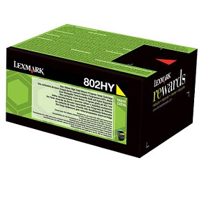 0734646477901 - Original 802HY Toner gelb 3000 Seiten (80C2HY0) fürCX410e de dte CX510de dhe dthe 0734646477901 - Original 802HY Toner gelb 3000 Seiten (80C2HY0) fürCX410e de dte CX510de dhe dthe