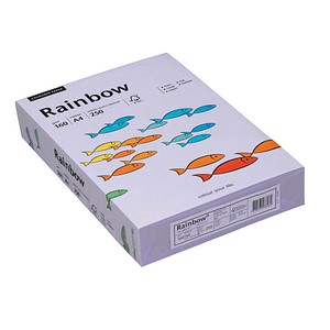 Rainbow Kopierpapier COLOURED PAPER violett DIN A4 160 g/qm 250 Blatt Rainbow Kopierpapier COLOURED PAPER violett DIN A4 160 g/qm 250 Blatt