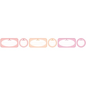 4004182568200 - Z-Design Stickeretikett 75 x 38 mm (B x H) 38mm bunt Homemade 50 Etik Pack 4004182568200 50 Stück