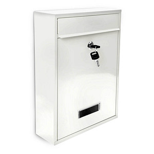 4052025032838 - Briefkasten Design weiß 4052025032838 Relaxdays