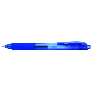 Pentel EnerGelX BLN105 Gelschreiber blau/transparent 0,25 mm, Schreibfarbe: blau, 1 St.