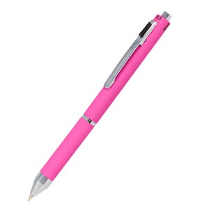 4014421320711 - 4-Farben-Kugelschreiber Multipen pink Schreibfarbe rot blau schwarz grau 1 St