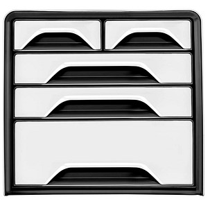3462159011073 - cep Schubladenbox Smoove schwarz weiß 1072130121 DIN A4 mit 5 Schubladen 3462159011073 - cep Schubladenbox Smoove schwarz weiß 1072130121 DIN A4 mit 5 Schubladen