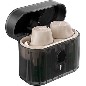 0197029008213 - HyperX Cirro Buds Pro - True Wireless-Kopfhörer mit Mikrofon - im Ohr - Bluetooth - aktive Rauschunterdrückung - Hellbraun