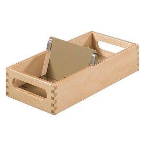 4012473050709 - Karteikasten ohne Deckel für A7 buche 126x250x54mm für 900 Karten Holz 4012473050709 HAN 4012473050709 - Karteikasten ohne Deckel für A7 buche 126x250x54mm für 900 Karten Holz 4012473050709 HAN