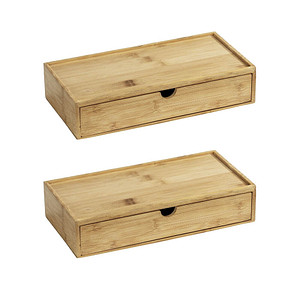 4008838315996 - Aufbewahrungsbox Terra 69393800 außen 28x14x6cm Bambus braun 4008838315996 WENKO 2 Stück 4008838315996 - Aufbewahrungsbox Terra 69393800 außen 28x14x6cm Bambus braun 4008838315996 WENKO 2 Stück