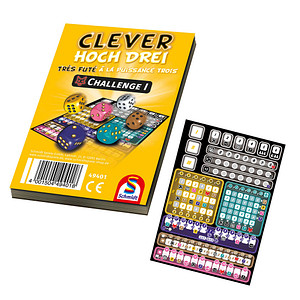 Schmidt Clever hoch Drei Challenge I Zusatzblock Spielblock, 1 St.