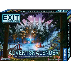 4002051685348 - KOSMOS Adventskalender EXIT- Das Spiel Der Zauber von Weihnachten mehrfarbig