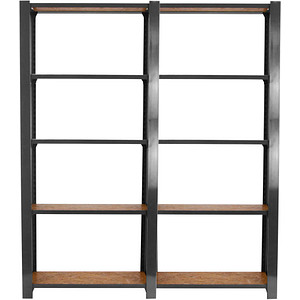 Simonrack Weitspannregal OFFICLICK 8425437127632 grau, braun 160,0 x 30,0 x 210,0 cm