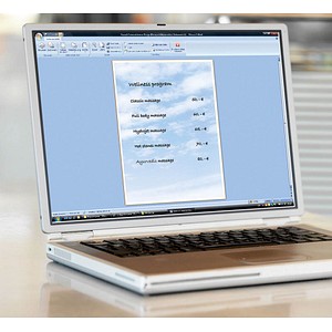 4004360948213 - Designpapier Wolken DIN A4 90 g m2 Weiß Hellblau 100 Blatt