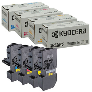 4260473784968 - Original TK-5240 Toner 4er Set - BK C M Y - 4000 3000 Seiten - für ECOSYS M5526cdn cdw P5026cdn cdw