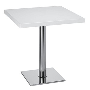 Bistrotisch weiß quadratisch