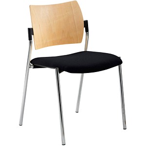 myCHOICE Stapelstuhl schwarz