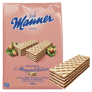 Manner Haselnusswaffeln - 400g - Glutenfrei