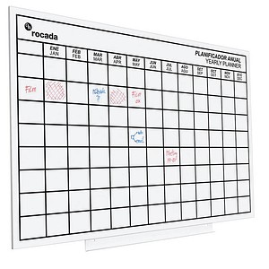 8427951664273 - Whiteboard Skin Planner Jahresrast 750 x 1150 cm weiß Stahl 8427951664273 - Whiteboard Skin Planner Jahresrast 750 x 1150 cm weiß Stahl
