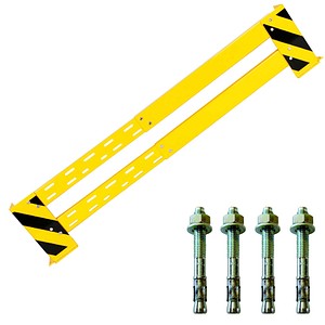 4260054773329 - Steckregal Profi Regale max Belastbarkeit 875 kg Gr B H T 90 cm x 200 cm x 45 cm silberfarben Werkstatt-Regale Regale