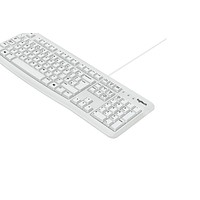 Logitech kabelgebunden büroshop24 Tastatur K120 >> weiß Keyboard