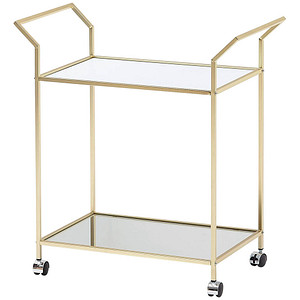 4251757703201 - WOHNLING Servierwagen gold 730 x 370 x 780 cm