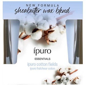 ipuro Duftkerze Cotton Fields hellblau Cotton Fields, 1 St.