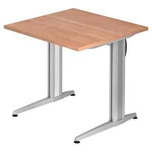 Sira Schreibtisch nussbaum rechteckig