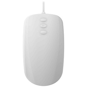 CHERRY AK-PMH3 Medical Mouse 3-Button Scroll Hygiene-Maus kabelgebunden weiß