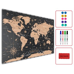 5902622416724 - Magnettafel 900 x 600 cm schwarz 5902622416724 ALLboards