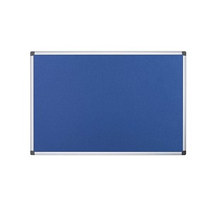 Bi-Office Pinnwand MAYA 150,0 x 120,0 cm Textil blau