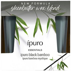 ipuro Duftkerze Black Bamboo schwarz Black Bamboo, 1 St.