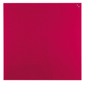 Glas-Magnettafel 45,0 x 45,0 cm rot