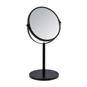 4008838263938 - WENKO Assisi Kosmetik-Standspiegel Ø 17 cm Kosmetikspiegel mit 3-Fach Vergrößerung Farbe schwarz lackiert 4008838263938 - WENKO Assisi Kosmetik-Standspiegel Ø 17 cm Kosmetikspiegel mit 3-Fach Vergrößerung Farbe schwarz lackiert