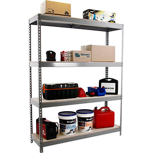 Simonrack Schwerlast-Weitspannregal SIMONFORTE CHIPBOARD 8435104975756 grau 180,0 x 60,0 x 200,0 cm