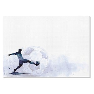 4004360766886 - SIGEL Schreibtischunterlage Goal Zone hellblau Papier 420 x 297 cm 300 Blatt