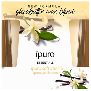 ipuro Duftkerze Soft Vanilla gelb Vanilla, 1 St.