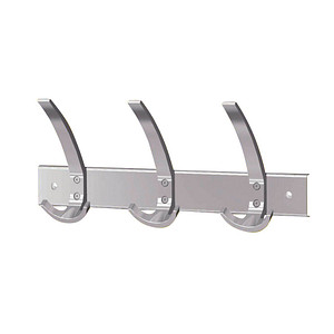 4044917415614 - Wandgarderobe public 6402 Metall Kunststoff mit 3 Haken silber 1 Stück 4044917415614 Kerkmann 4044917415614 - Wandgarderobe public 6402 Metall Kunststoff mit 3 Haken silber 1 Stück 4044917415614 Kerkmann