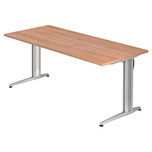 Sira Schreibtisch nussbaum rechteckig