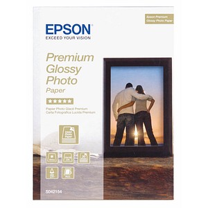 EPSON Fotopapier S042154 13,0 x 18,0 cm glänzend 255 g/qm 30 Blatt